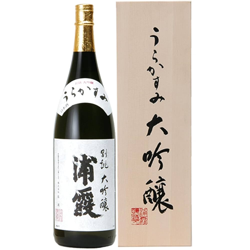限定品 浦霞 別誂 大吟醸 1800ml 高島屋購入 日本酒 Amazon.co.jp: 浦霞 別誂 大吟醸 (木箱入り) 1800ml【お取寄せ品